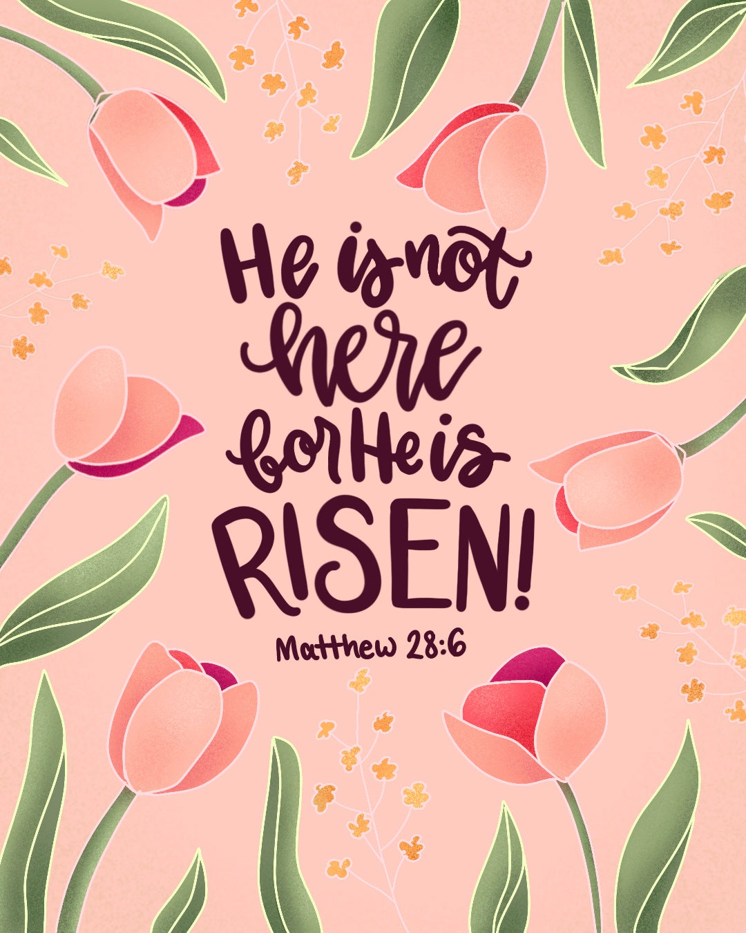 He Is Risen | Free iPhone Wallpaper
