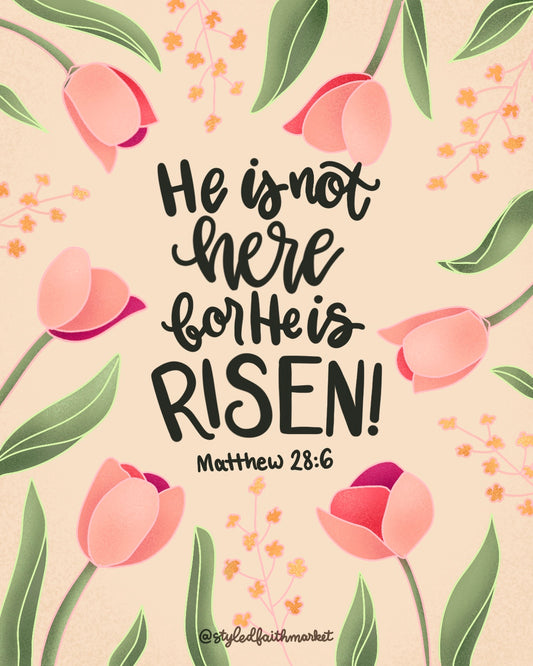 He Is Risen | Free iPhone Wallpaper