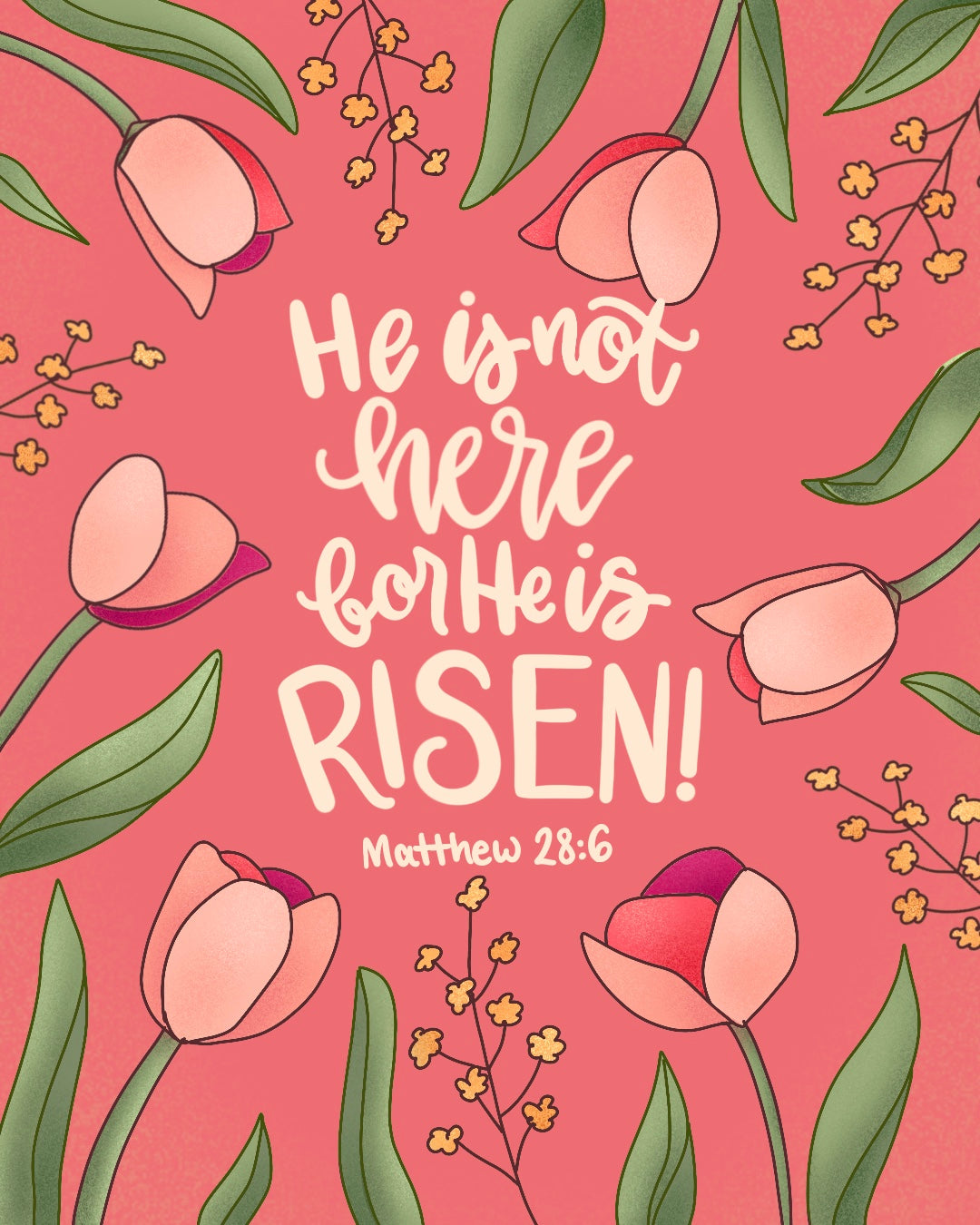 He Is Risen | Free iPhone Wallpaper