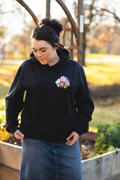 It Is Well | Black/Spring Oversized Unisex Hoodie