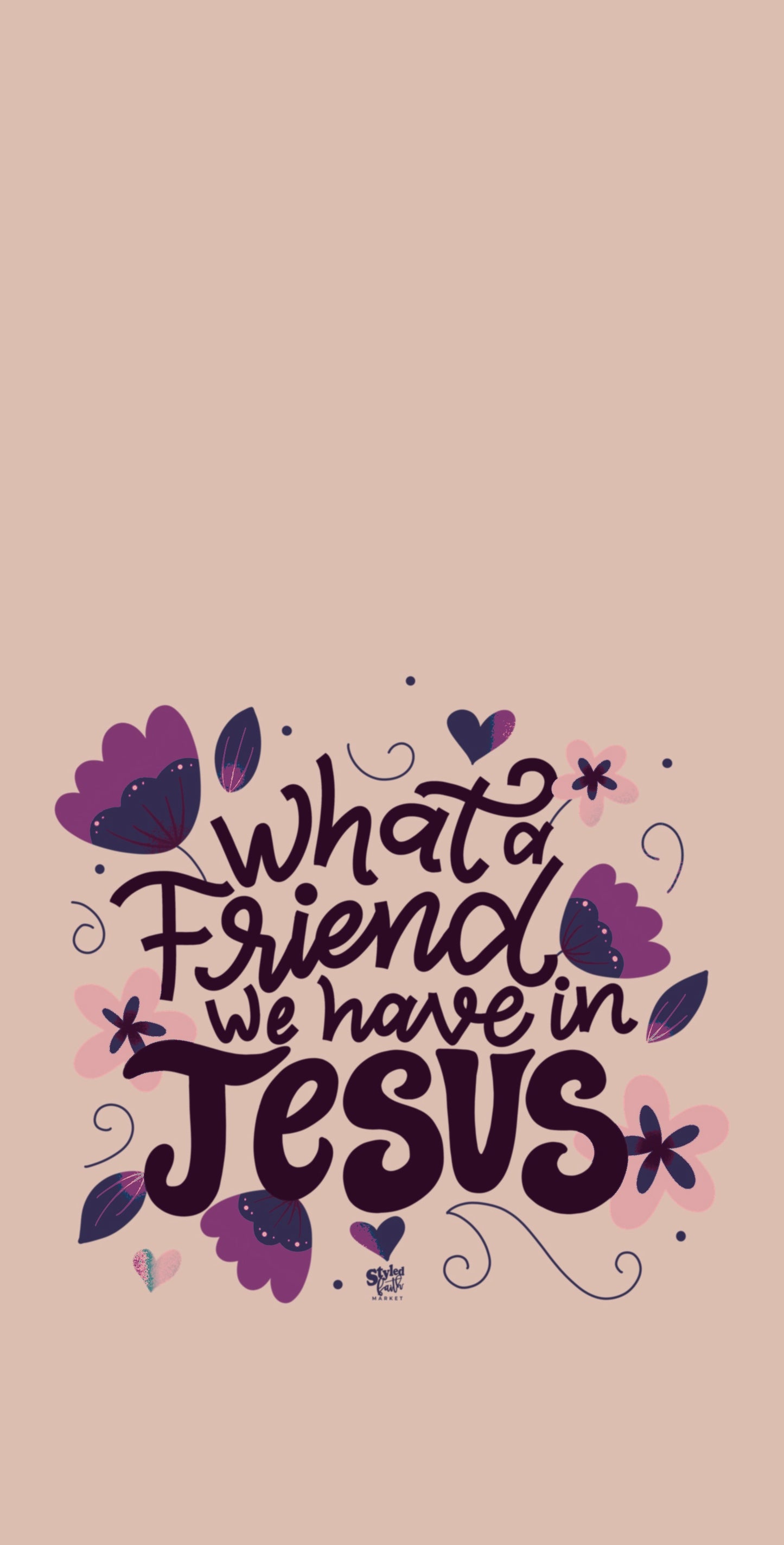 What a Friend | Free Phone Wallpaper