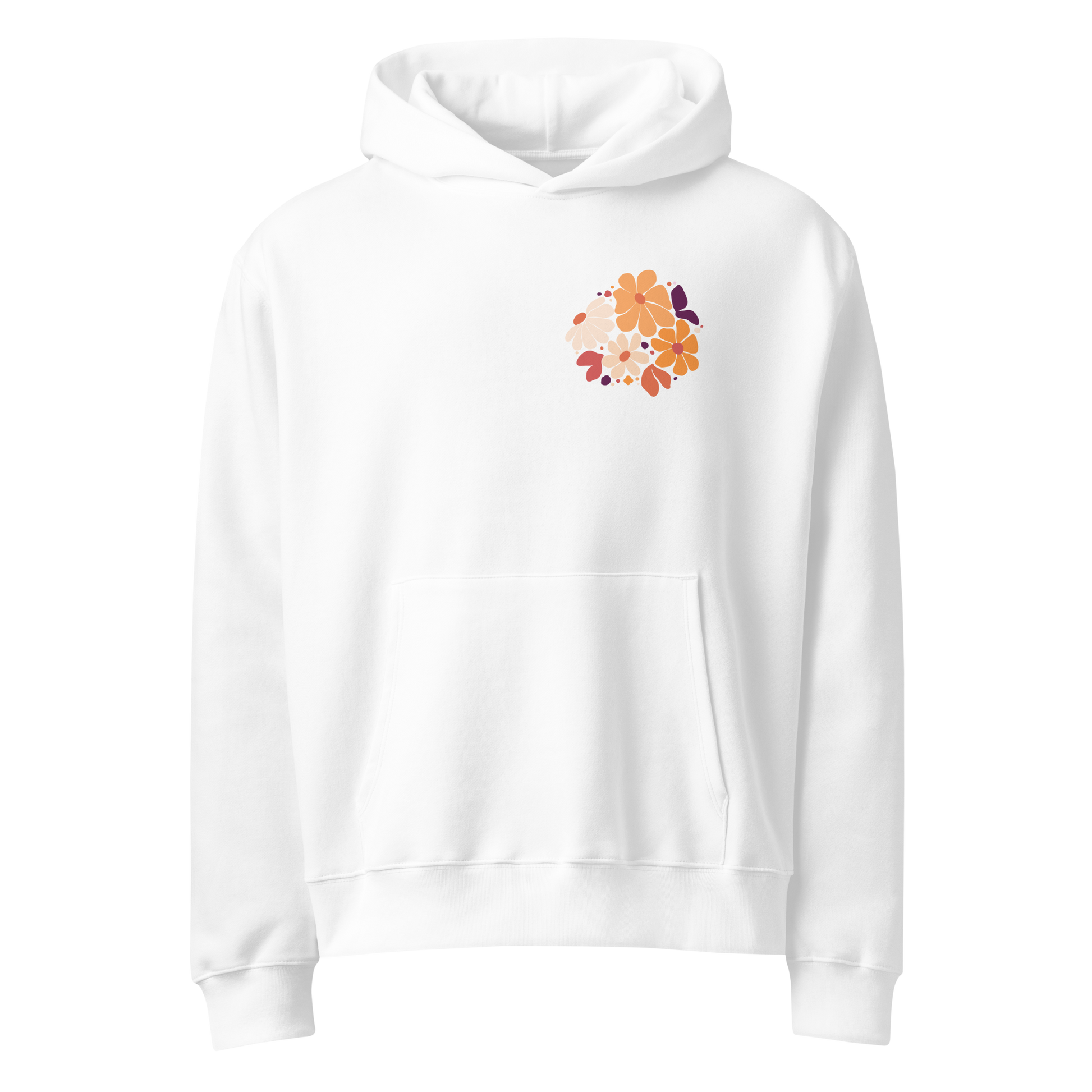 it is well with my soul hoodie, hoodie, women's hoodie, christian clothing brand, faith based fashion, white hoodie, white, floral design