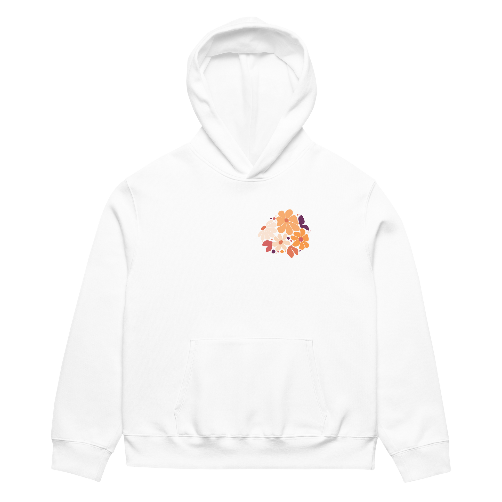 it is well with my soul hoodie, hoodie, women's hoodie, christian clothing brand, faith based fashion, white hoodie, white, floral design