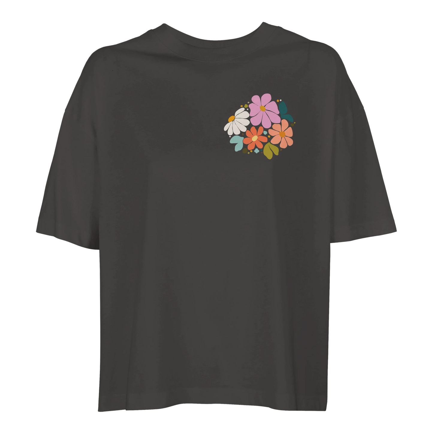 It Is Well tshirt, tshirt, women's tshirt, christian clothing brand, faith based fashion, black tshirt, floral design, comfort colors