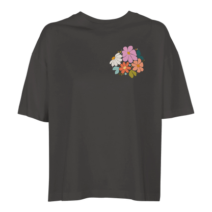 It Is Well tshirt, tshirt, women's tshirt, christian clothing brand, faith based fashion, black tshirt, floral design, comfort colors