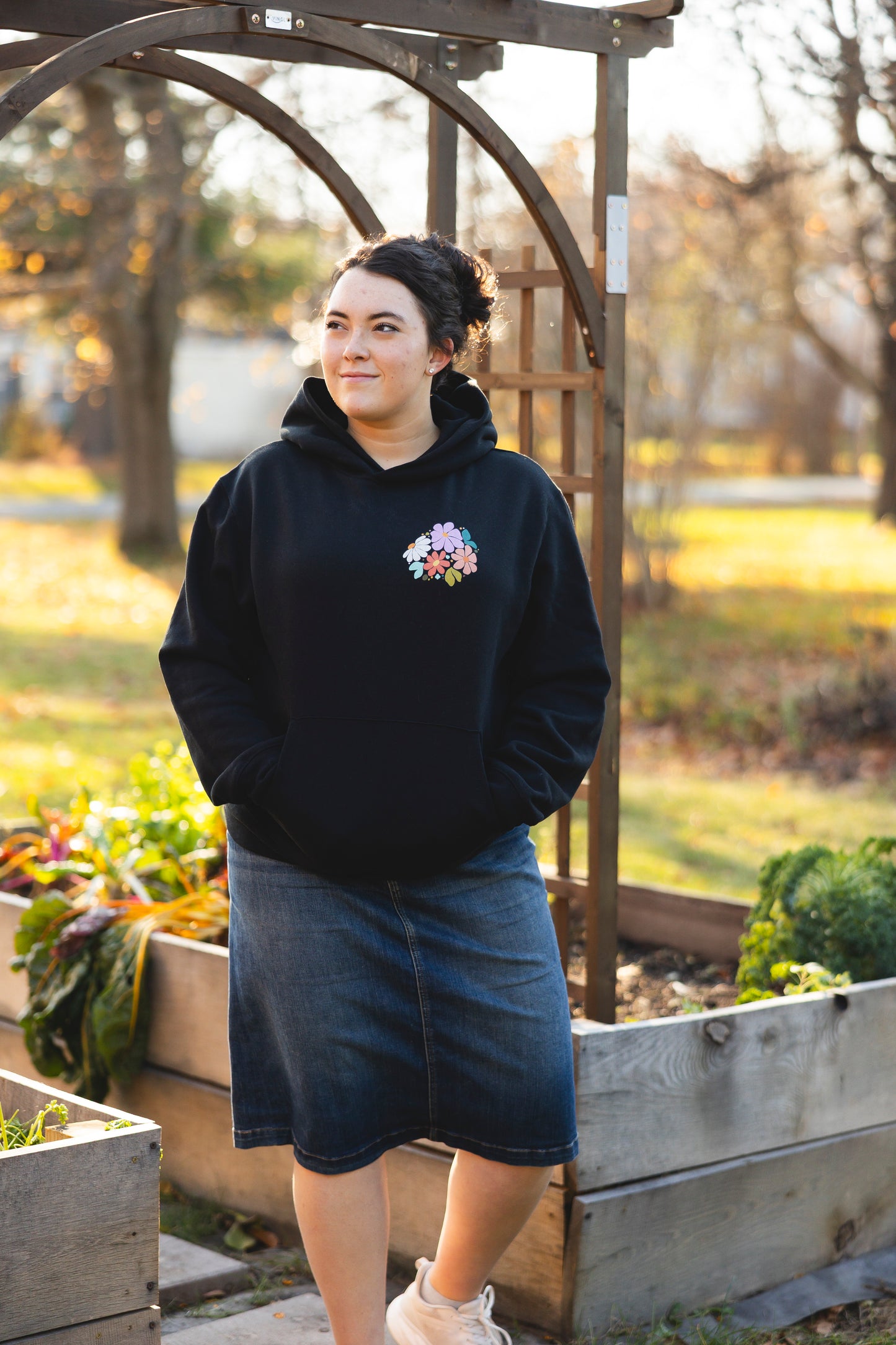 It Is Well | Black/Spring Oversized Unisex Hoodie
